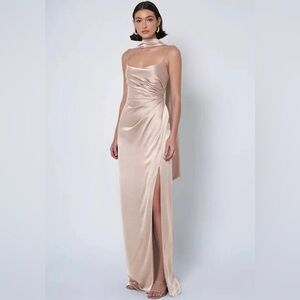 Jenny Yoo Wren Gown with Scarf